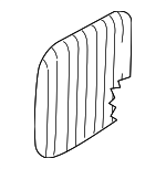 886208B600 - Body: Seat Back Cover for Nissan: Frontier Image