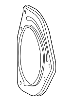 452530E020 - Steering: Hole Cover for Lexus: RX350, RX350L, RX450h, RX450hL Image