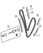 68013902AA - : Timing Chain Guide for Mopar Image