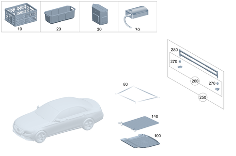 Luggage/Load Compartment Equipment for 2020 Mercedes-Benz CLS53 AMG #0
