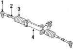 26026744 - Steering: Outer Tie Rod for Buick: Electra, LeSabre, Park Avenue | Cadillac: 60 Special, DeVille, Fleetwood | Oldsmobile: 88, 98, Delta 88, LSS, Regency | Pontiac: Bonneville Image