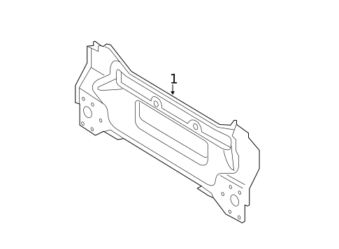 Rear Body for 2016 Porsche Panamera #1