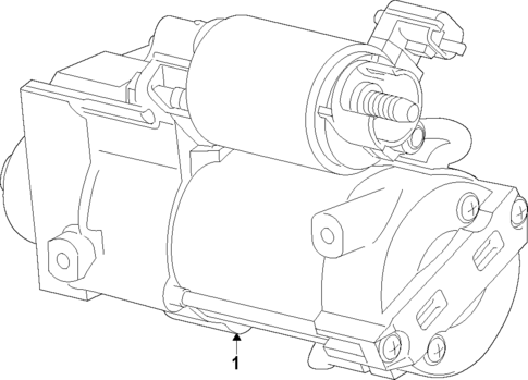 Starter for 2022 Chevrolet Silverado 1500 LTD #2