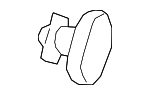 91512SED003 - Body: Quarter Panel Splash Shield Clip for Honda Image