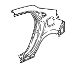 4636TBGA01ZZ - Body: Quarter Panel for Honda: Civic Image