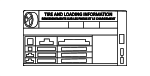 4266160N10 - : Tire Info Label for Toyota: Land Cruiser Image