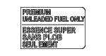 7455960030 - Body: Fuel Label for Toyota Image