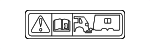 7458460060 - Body: Caution Label for Toyota Image