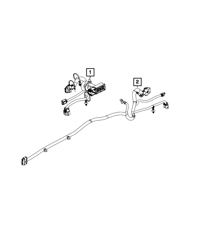 68600858AA - : Jumper Wiring, Right for Mopar Image