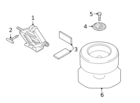 Jack & Components for 2011 Mazda 6 #0