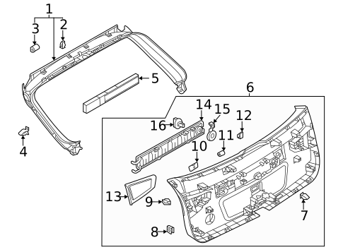 Interior Trim for 2021 Audi A6 allroad #0
