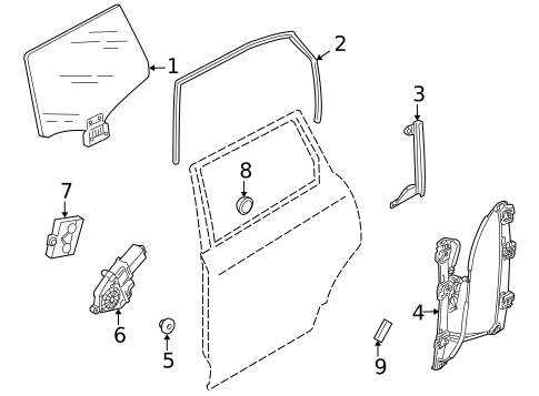 Rear Door for 2013 Audi Q7 #0