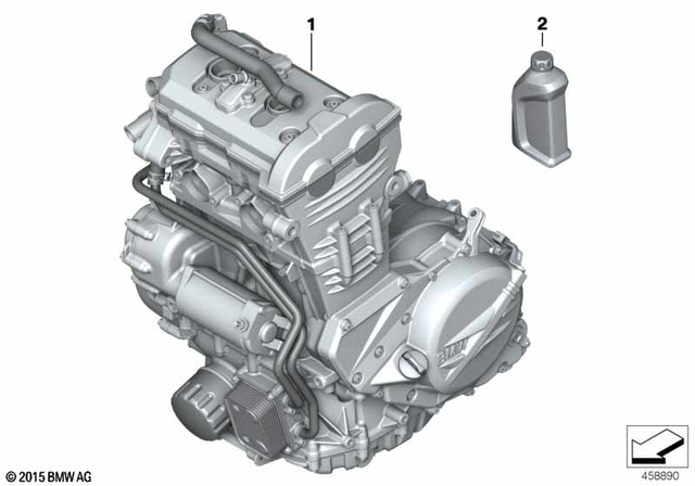 11008554839 - : Black Engine for BMW-Motorrad Image