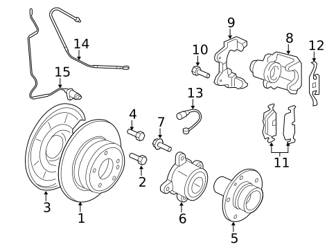 Brake Components for 2017 BMW X6 #1