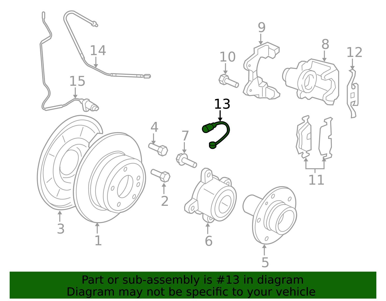34-35-6-854-168 - Wear Indicator 2010-2019 BMW | BMWPartsDirect.com