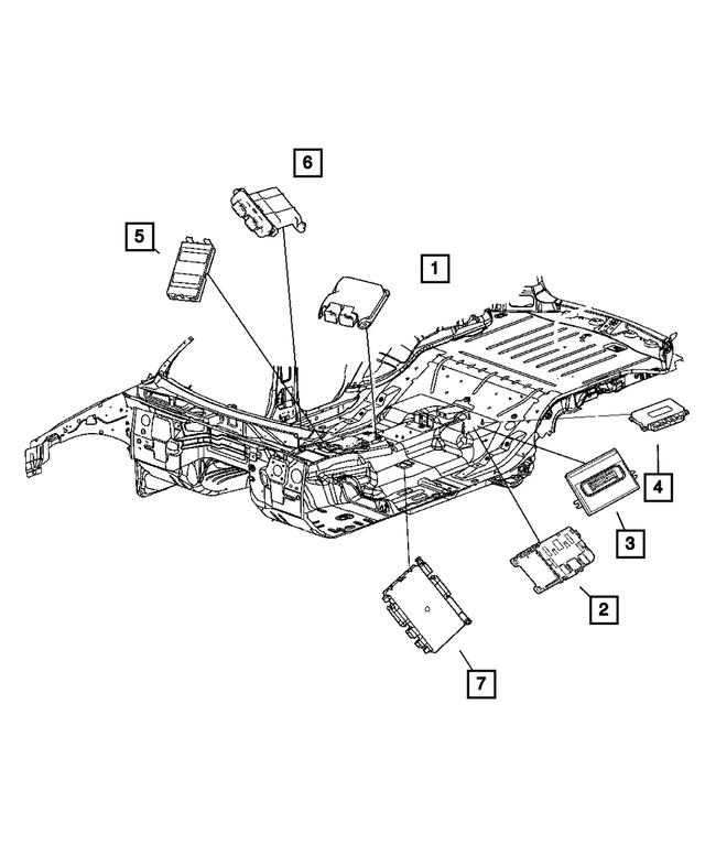 56044129AP - Electrical: Transfer Case Control Module for Mopar Image image