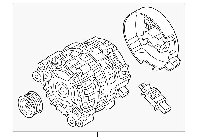 12318634167 - 2019-2025 BMW Alternator (12-31-8-634-167