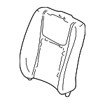 81522S01A01 - Body: Seat Back Pad for Honda: Civic Image