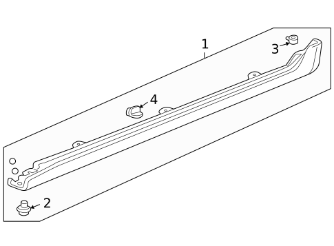 Exterior Trim - Pillars for 2008 Acura TSX #0