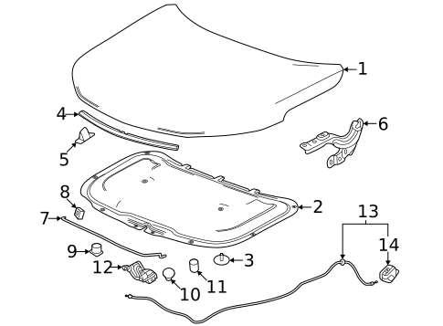 Control Cables for 2025 Buick Envista #0
