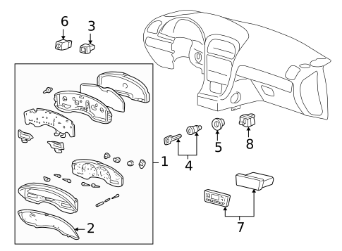 Controls for 2006 Lincoln LS #0