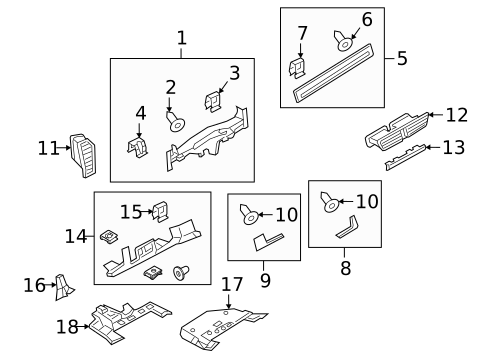 Instrument Panel Components for 2020 Porsche Cayenne #0