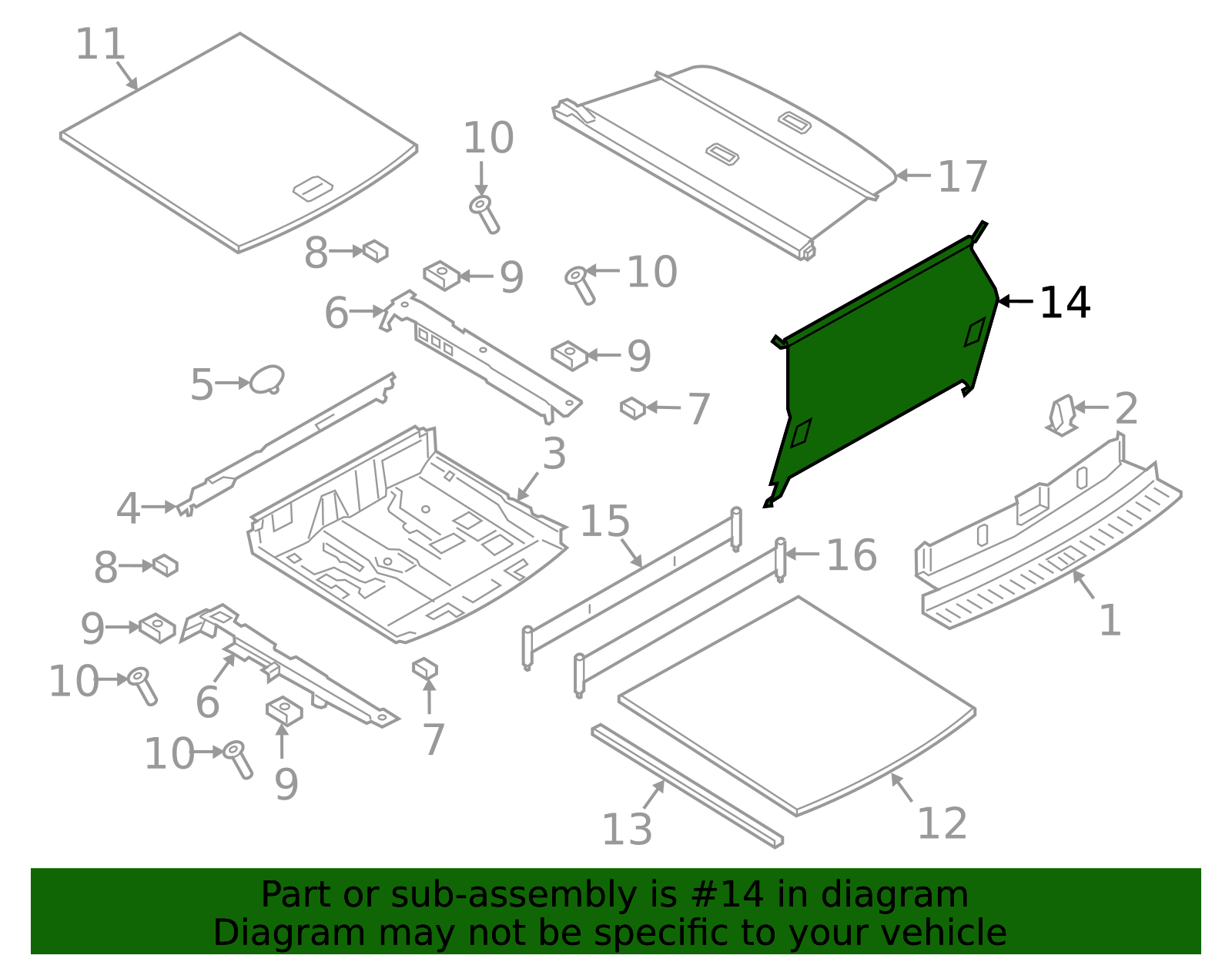 Genuine Porsche PAB-861-691-00-AY1 |9YA Cayenne E3 (2018+) Luggage
