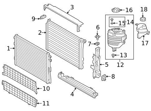 Radiator & Components for 2021 BMW Z4 #0