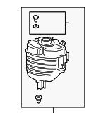 17138610652 - Cooling System: Expansion Tank for BMW: 230i, 230i xDrive, 330e, 330e xDrive, 330i, 330i xDrive, 430i, 430i Gran Coupe, 430i xDrive, 430i xDrive Gran Coupe, M2, M240i, M240i xDrive, M340i, M340i xDrive, M440i, M440i Gran Coupe, M440i xDrive, M440i xDrive Gran Coupe, Z4 Image