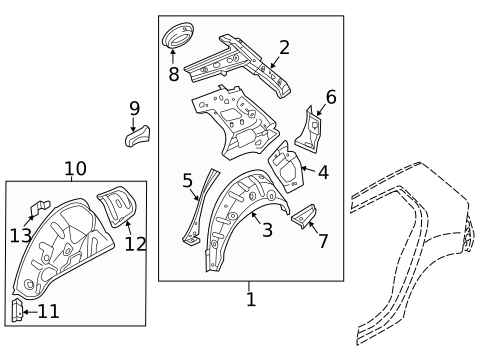 Inner Structure for 2019 Volkswagen Golf R #0