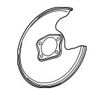 4788142040 - : Backing Plate for Subaru: Solterra Image