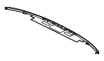 T2H56134 - : Rear Molding for Jaguar: XF Image