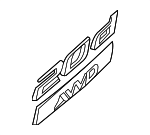 T2H22671 - Body: Nameplate for Jaguar Image