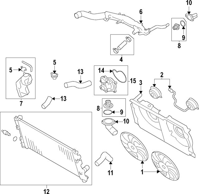 21110AA810 - : Water Pump for Subaru Image