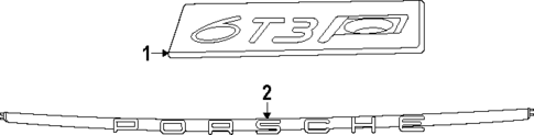 Exterior Trim - Rear Bumper for 2025 Porsche 911 #0
