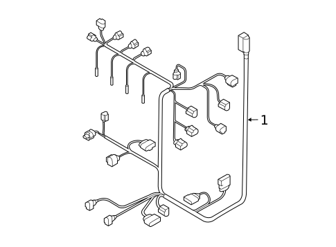 Wiring Harness for 2015 Volkswagen Passat #0