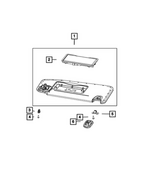 7RS32TX7AA - Interior Trim: Visor Support for Mopar Image