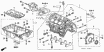 11000RCA810 - Engine: BLOCK ASSY., CYLINDER (DOT) for Honda Image