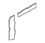 7265A313 - Body: Water Deflector for Mitsubishi Image