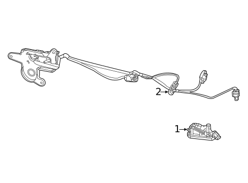 License Lamps for 2022 Jeep Grand Cherokee L #0