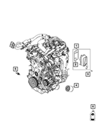 4893770AD - Engine: Engine Oil Cooler for Mopar Image