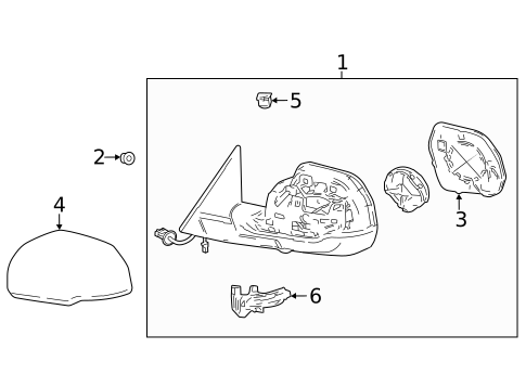 Outside Mirrors for 2024 Toyota Tundra | OEM Parts Online
