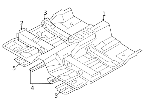 Floor & Rails for 2009 Volvo V70 #0