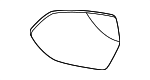 87611BE700 - Body: Mirror Glass for Hyundai: Kona, Kona Electric Image