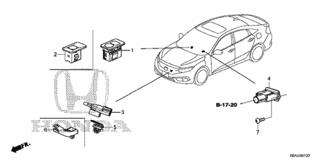 A/C Sensor for 2016 Honda Civic #0