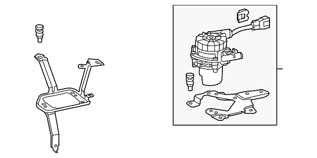 eri0518さま専用　s2かい 17600-0F010 Secondary Air Pump For 05-09 Lexus GX470 Toyota
