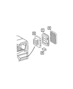 5104472AA - Body Sheet Metal Except Doors: Quarter Panel Exhauster for Mopar Image