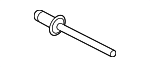 151500113 - Body: Rocker Molding Rivet for Nissan Image