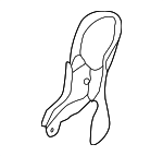 892954Z000NBC - : 2013-2018 Hyundai Santa Fe Sport - Pivot Cover for Hyundai: Santa Fe Sport Image