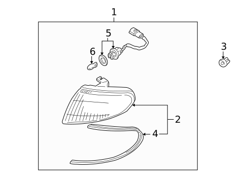 Park Lamps for 1997 Mazda Millenia #0